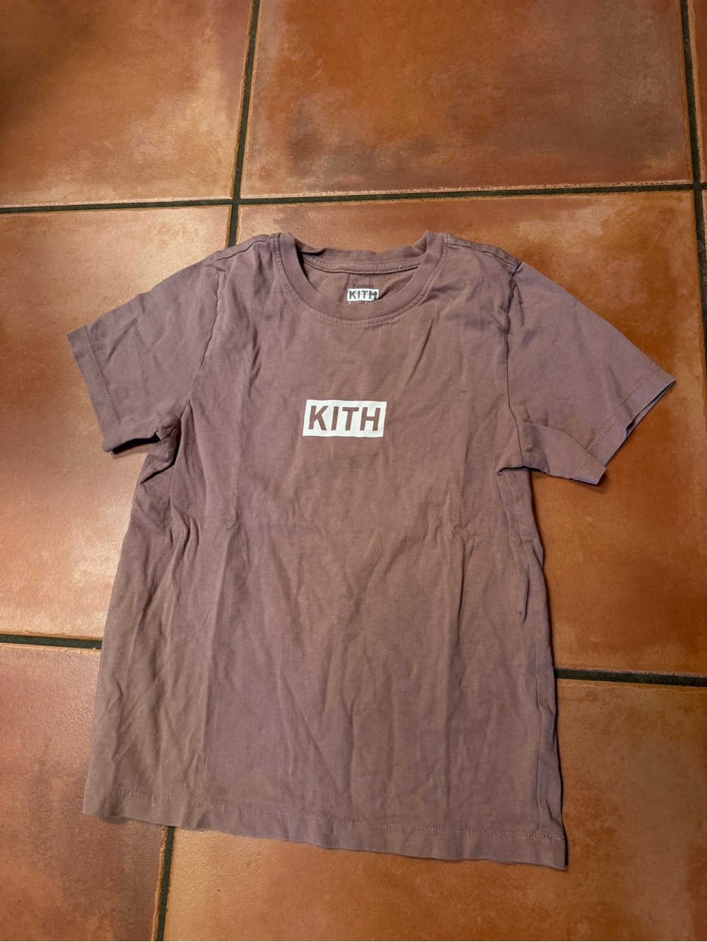 Kith Kids Dusty Mauve Logo Tee - Short Sleeve